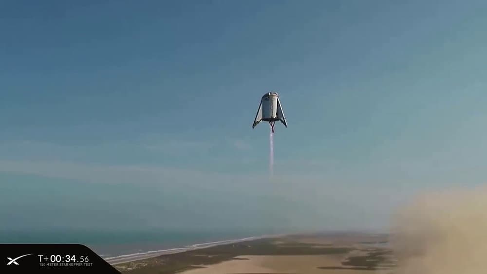 Space X successfully tests "StarHopper" prototype Mars rocket