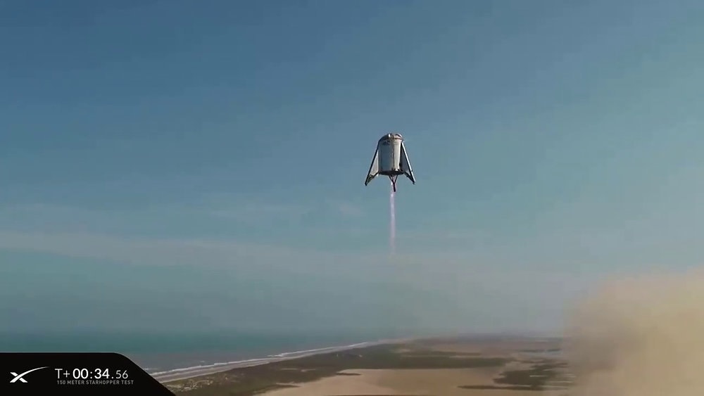 Space X successfully tests "StarHopper" prototype Mars rocket