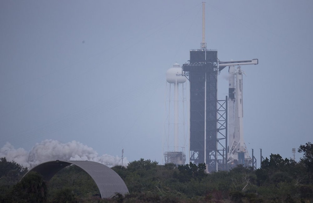 Falcon 9 Staic Fires; Storm Eta approaches prior to weekend Launch of Crew-1