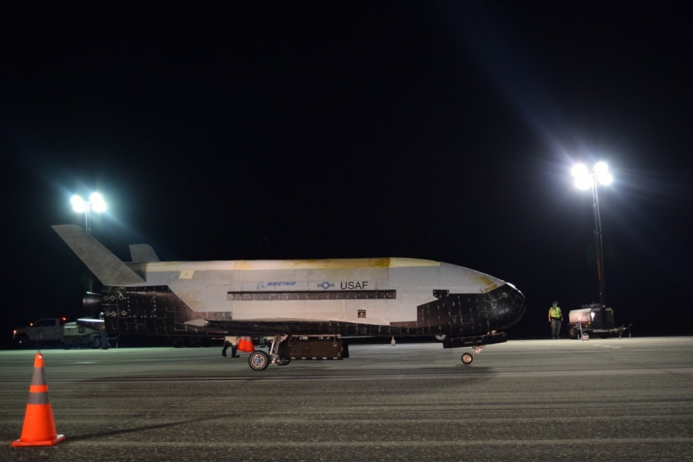 The Air Force's X-37B breaks record in space