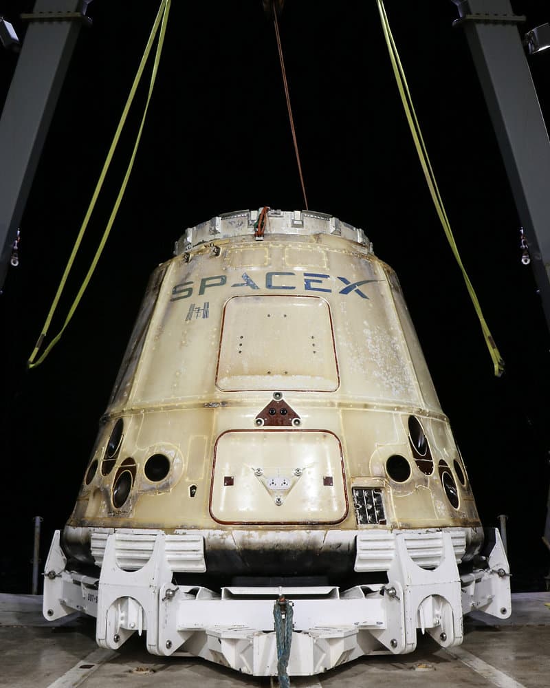 SpaceX's Cargo Dragon spacecraft returns from the International Space Station