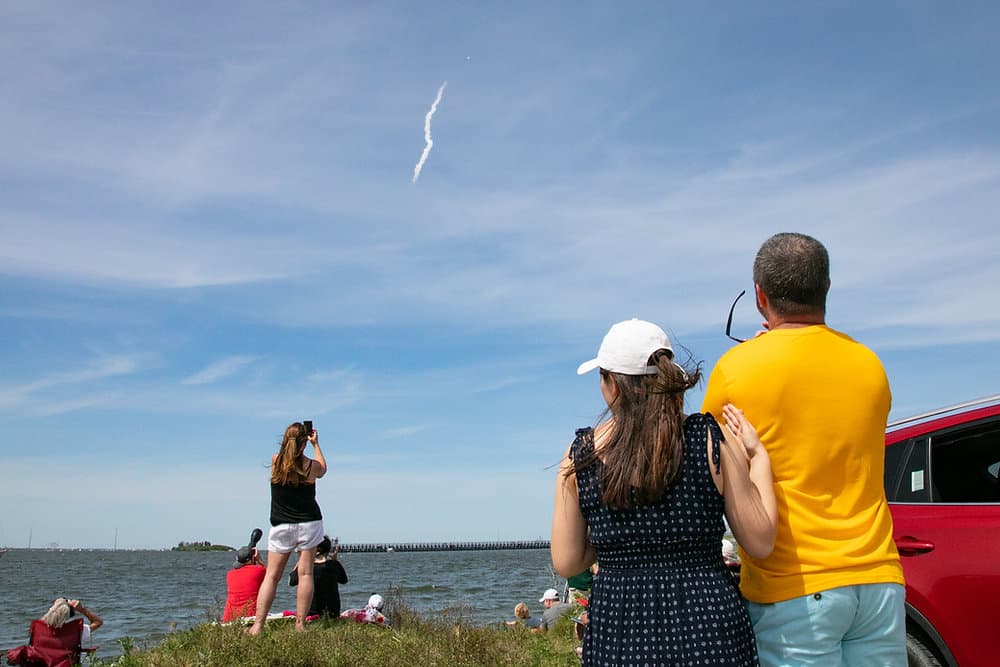 Crowds turn out for SpaceX Starlink Launch Amidst Covid-19 Pandemic