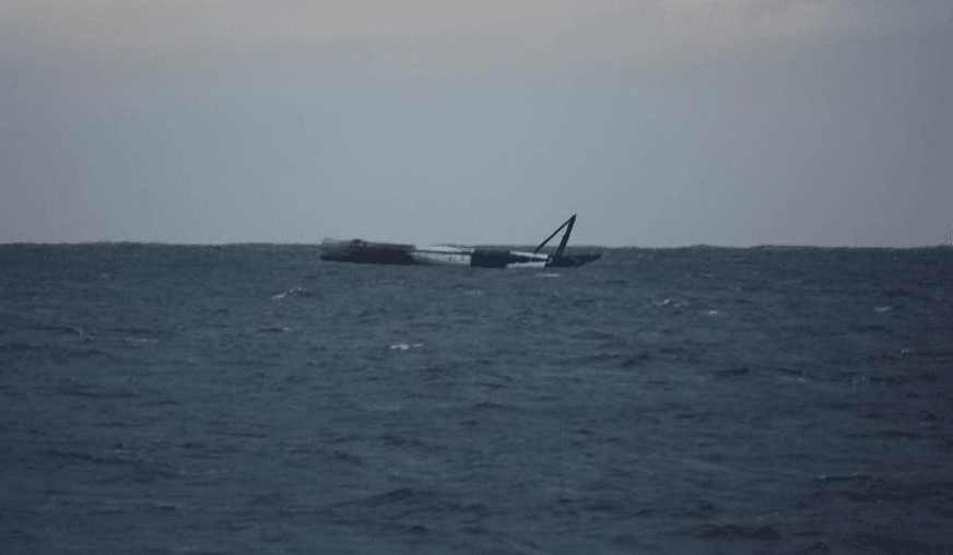 Falcon 9 launches satellite successfully - Unexpectedly lands first stage in water intact
