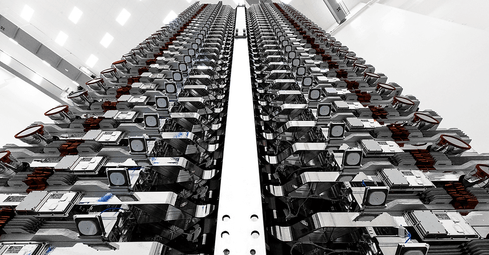 SpaceX launches the first batch of their Internet satellites