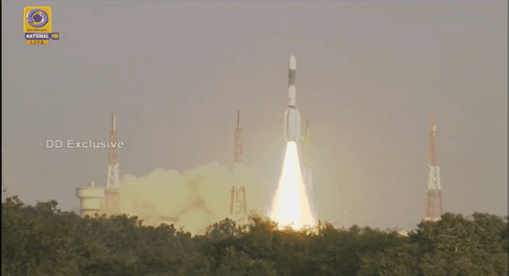 Indian Air Force satellite successfully launched atop GLSV Mk.2 rocket